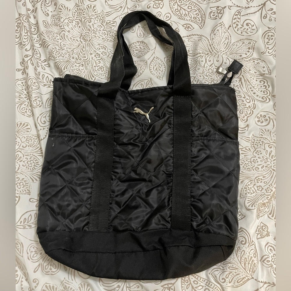 Puma Diamond Quilted Gym Tote Bag